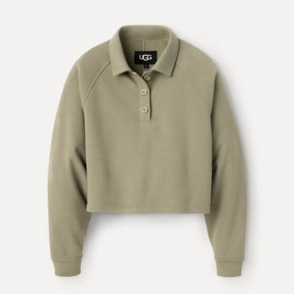 NWT Ugg Women's Kaylee Polo Sweatshirt - Picture 1 of 9